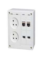 D-14 box + 2 power sockets + 2 flash drives + 2 computers